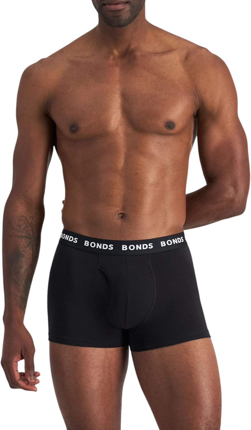 Bonds 5 X Mens Everyday Trunks Underwear Black Undies image number 1