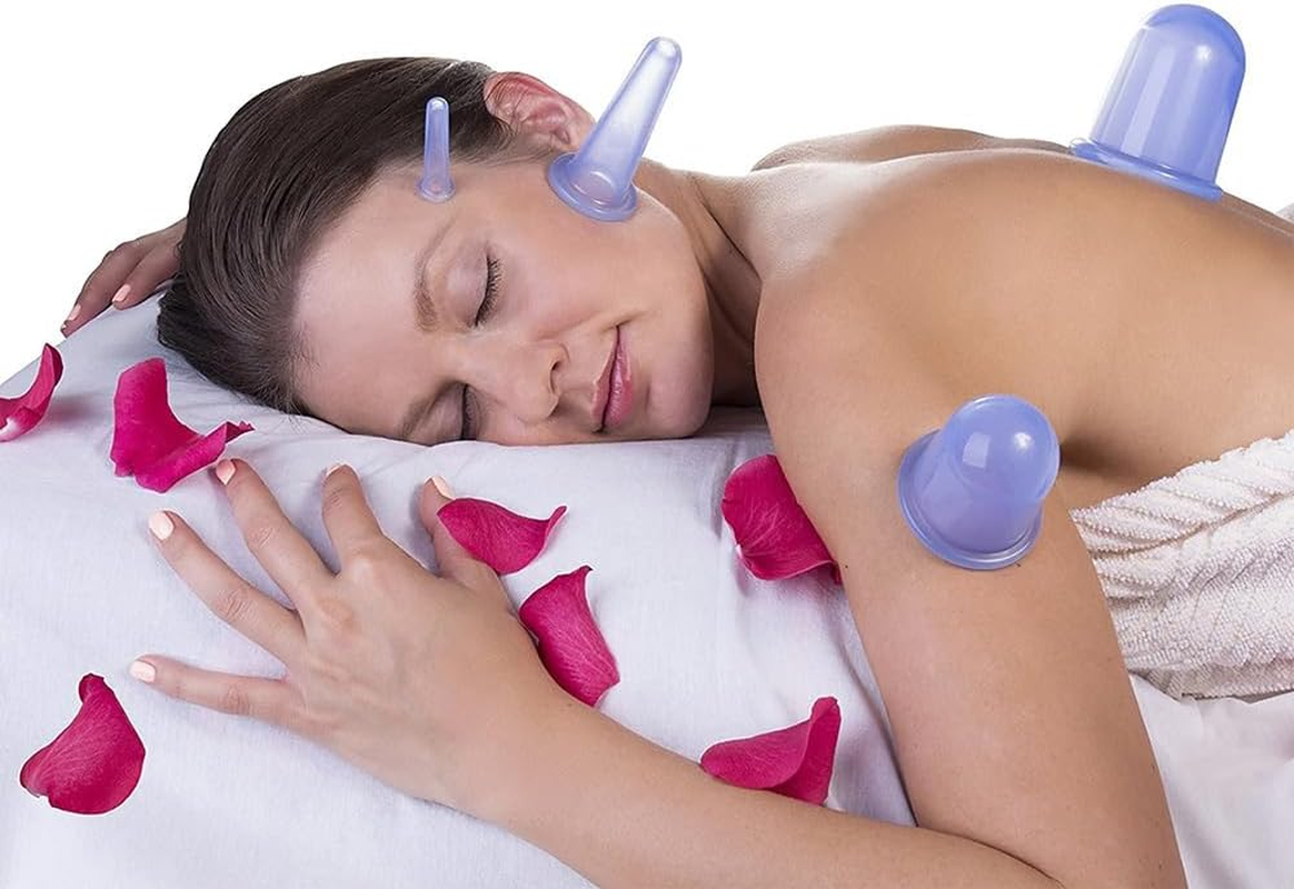 ETERNALLOOG Cupping Therapy Cups - Silicone Cups Set Firm for Muscle Soreness Pain Relief Body Neck Knee, Body Sculpting Cup, Deep Muscle Massager, anti Cellulite Joint Pain Recovery (4 Sizes) image number 4