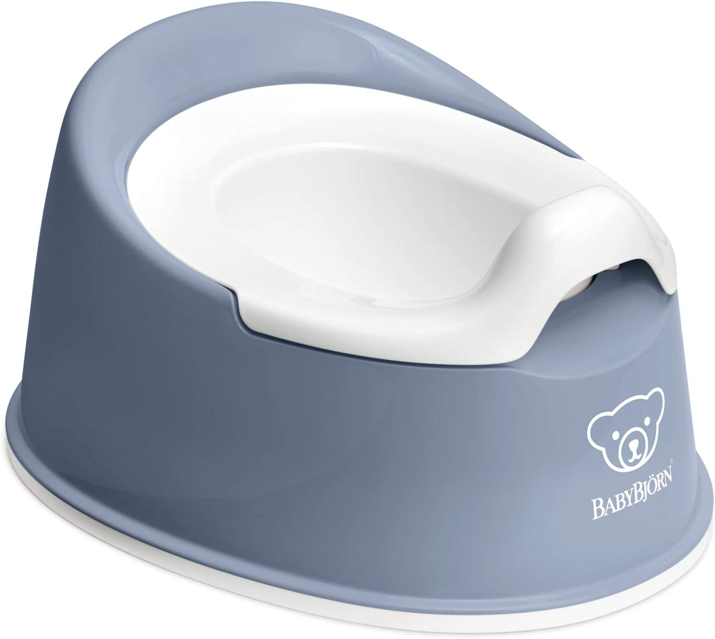 BABYBJORN Smart Potty, Deep Blue/White image number 2