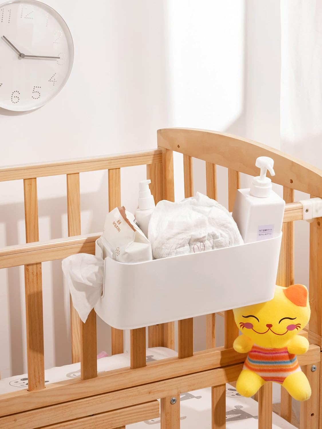 WYZHDQ Bedside Organizer Storage Caddy Hanging as Bunk Bed Storage Accessories Handrail Multi Pockets for Dorm Bunk Bed Shelf image number 5