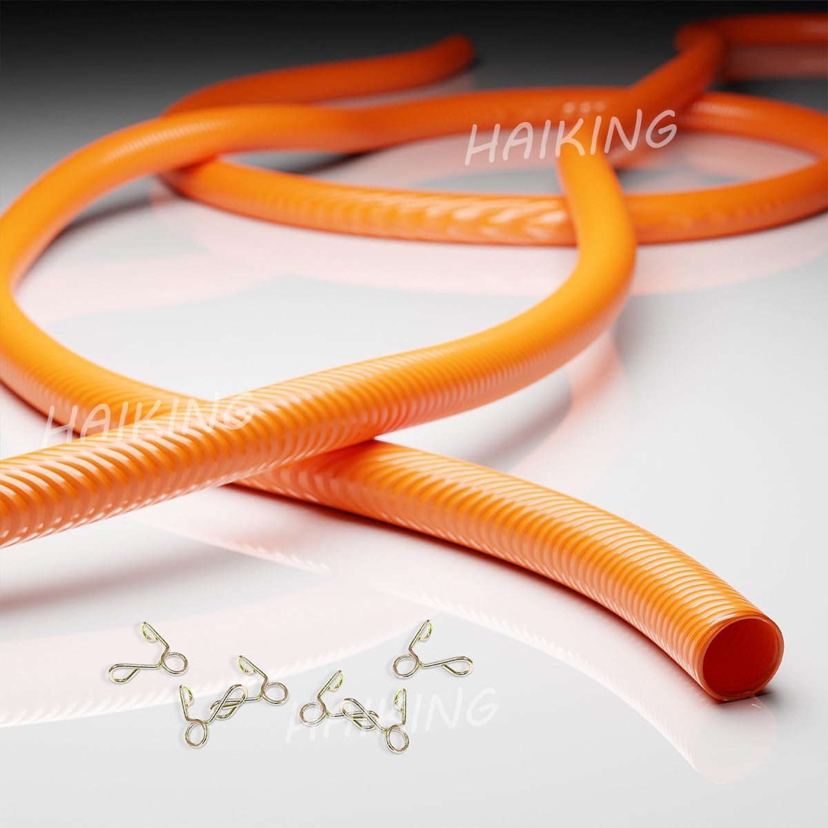 HAIKING Spring Hose Clamps, 10 PCS Fuel Line Hose Clips for Motorcycle, Scooter (4 Mm/0.15 In) image number 1