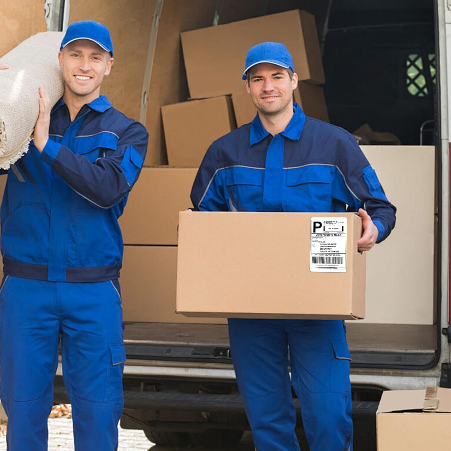 Thermal Direct Shipping Label,4''X 6'' Shipping Thermal Labels for Shipping Labels,Barcode Label, Small Business,1000Pcs/Roll image number 6