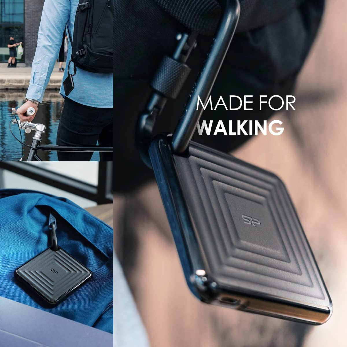 Silicon Power 1TB Portable SSD, Compact Pocket-Size USB 3.2 Gen 2 External Solid State Drive, up to 540Mb/S, PC60 Series image number 2