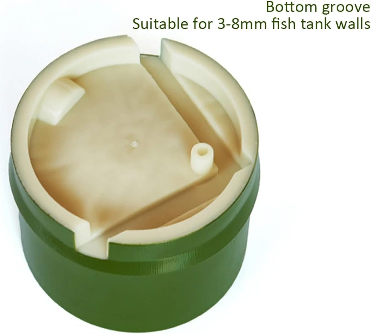 Aquarium Filter Box with USB Water Pump, Bamboo Tube Flow Device, External Fish Tank Filter, Biochemical Cotton Filter, 1W Power, Suitable for 3-8Mm Tank Walls image number 3