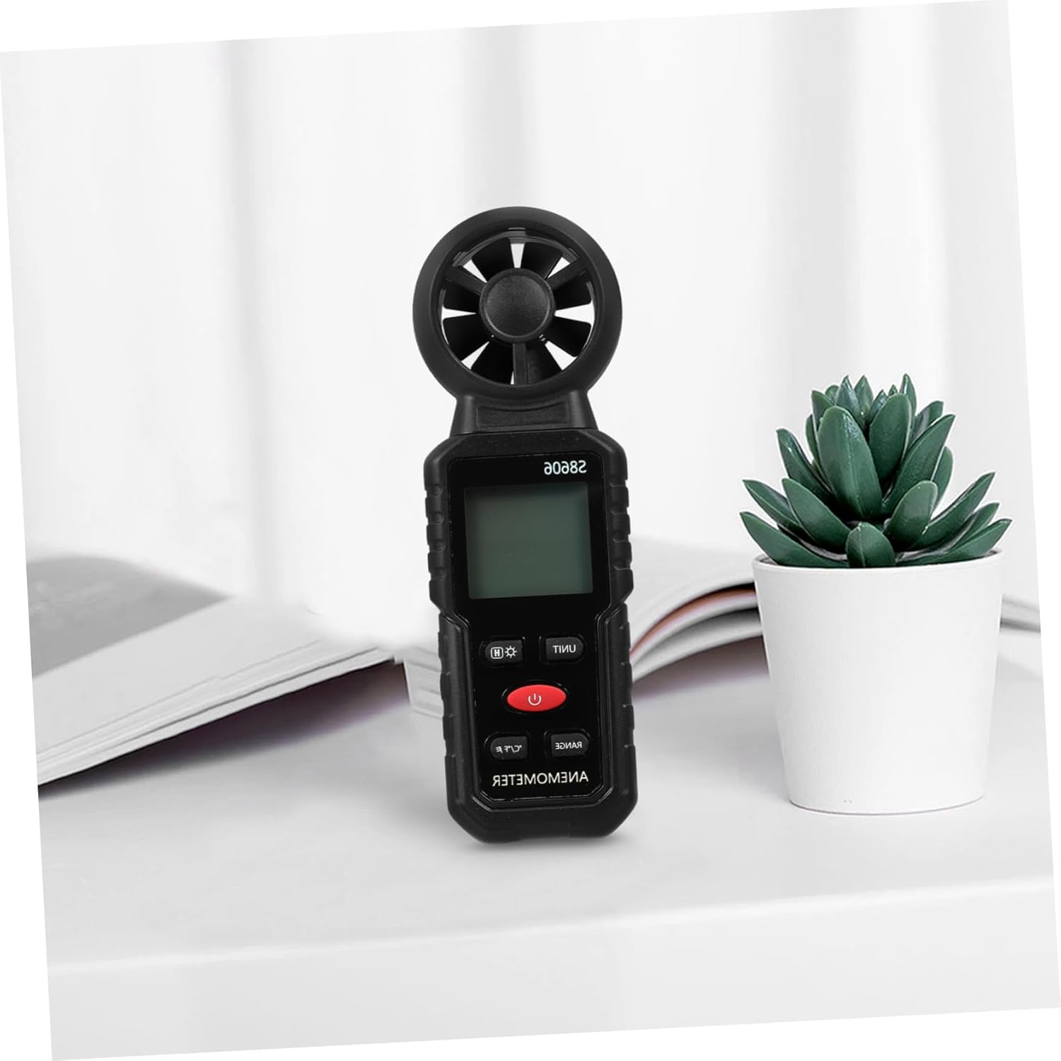 UPKOCH High Precision Digital Handheld Anemometer Wind Gauge with Screen Display for Accurate Air Velocity and Wind Speed Measurement Outdoor Weather Monitoring Tool image number 4