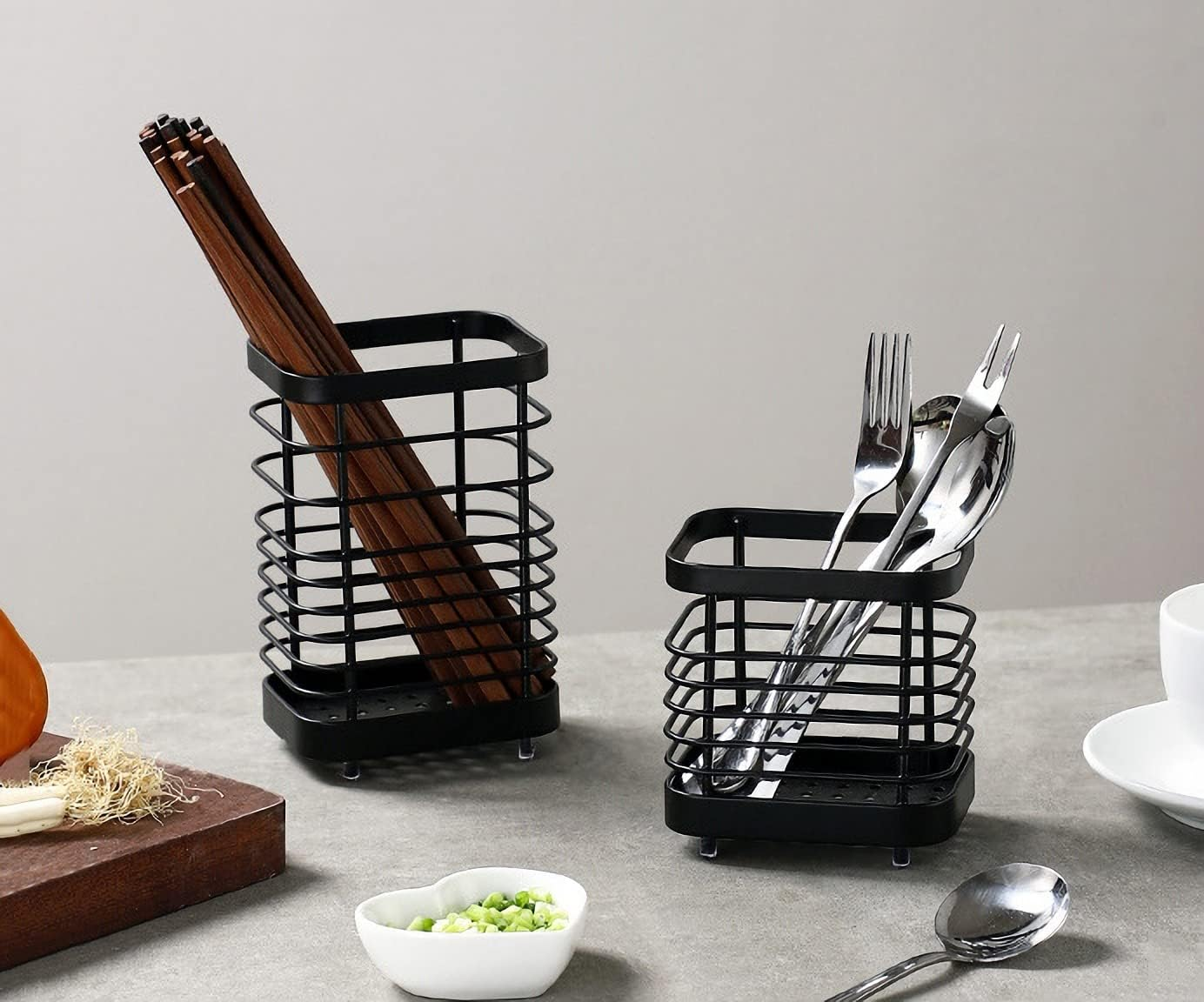 Generic 304 Stainless Steel Sink Organiser, Black, Kitchen Sink Drainer, 15 X 7.5 X 10 Cm, Compartmentalized, Countertop Use, Kitchen Organisation image number 1