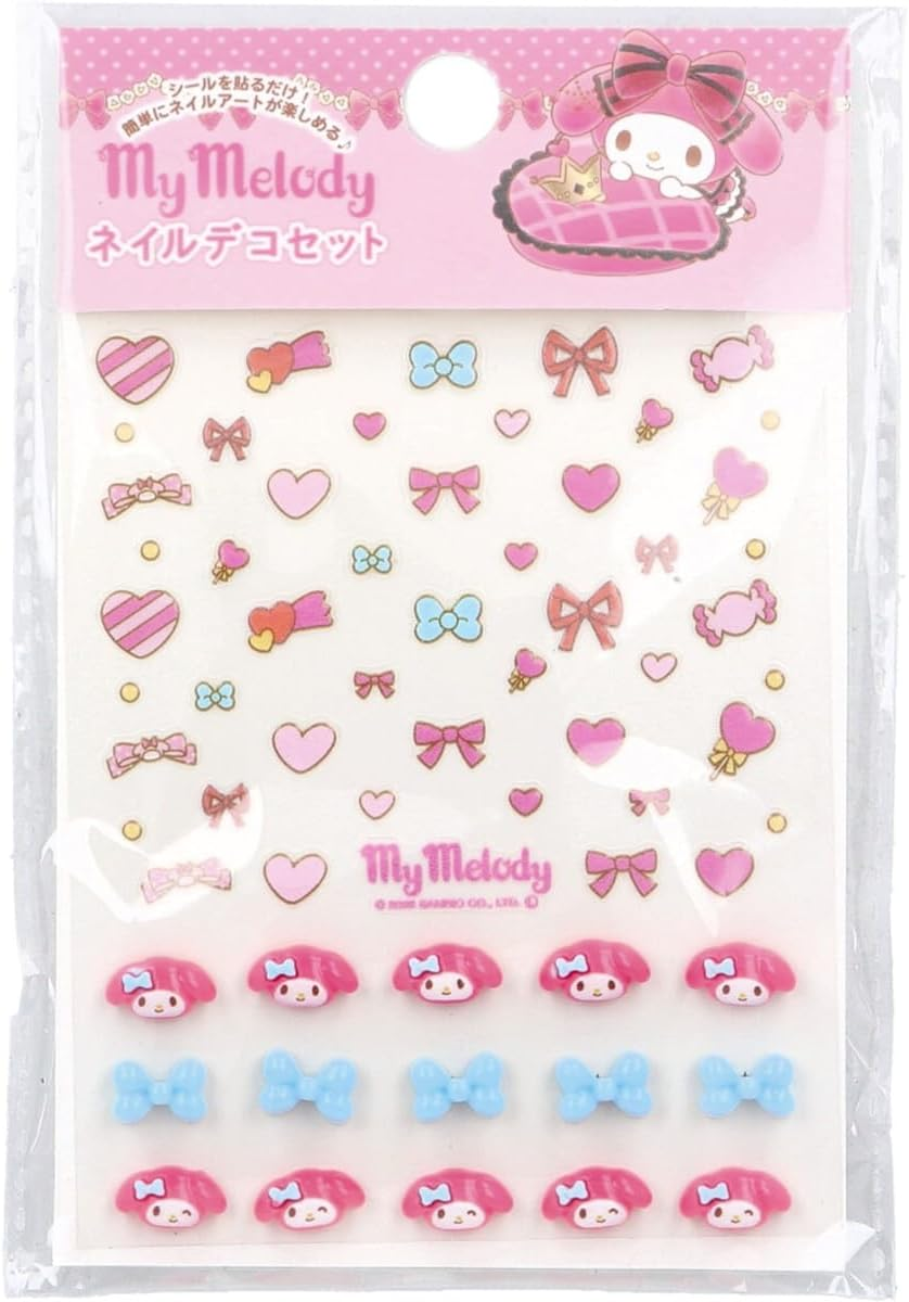 Sanrio Cinnamoroll, 3D Nail Parts, Nail Decor Set, Nail Art, Nail Decoration, Cute, Character, Suitable for Kids, Adults, Kids, Stickers image number 5