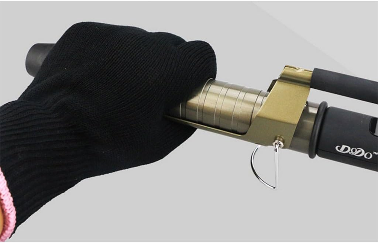 3Pcs Heat Resistant Gloves Curling/Straightening Hair Anti-Scalding Hand Cotton Gloves for Curler, Flat Iron and Curling image number 4