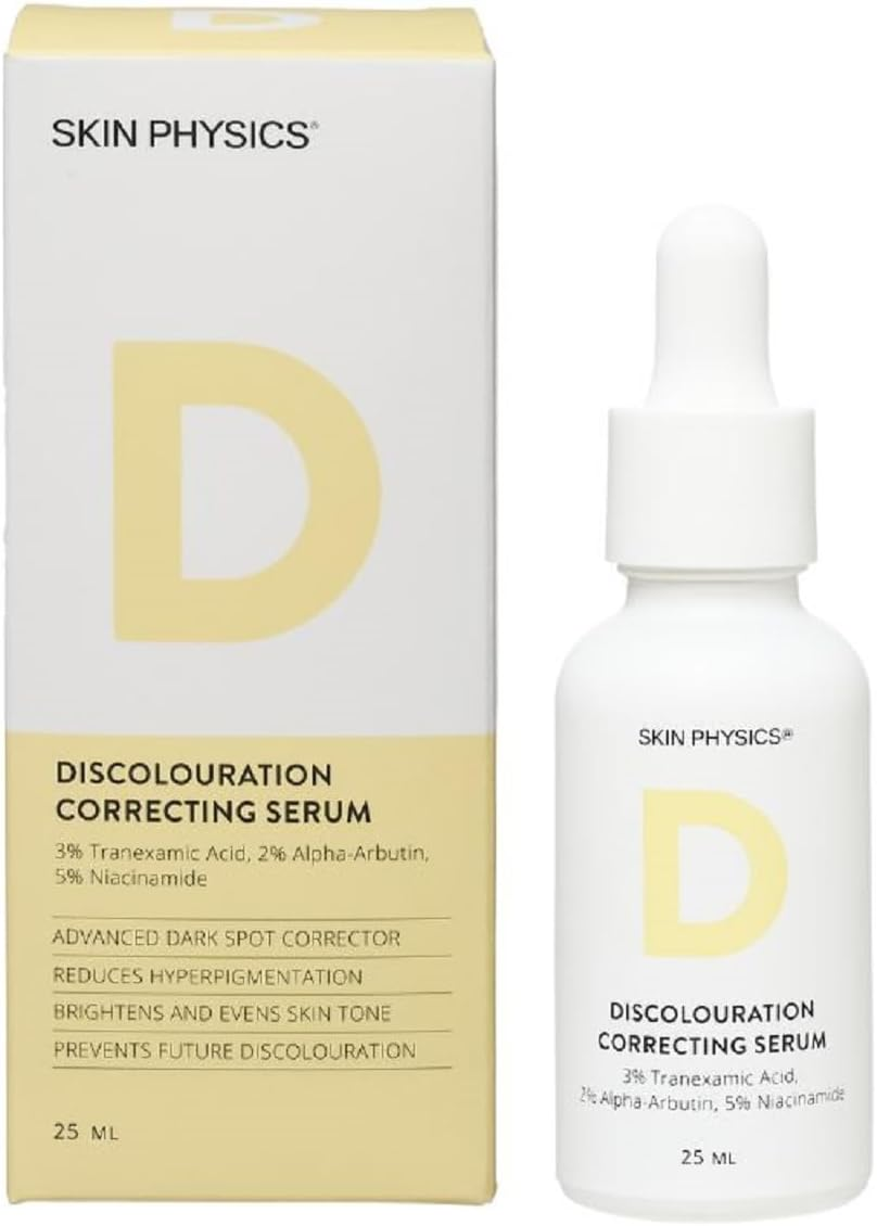 Skin Physics Discolouration Correcting Serum-Alpha-Arbutiu、Tranexamic Acid and Niacinamide Serum to Target Hyperpigmentation,Age Spots & Uneven Skin Tone-25Ml image number 2