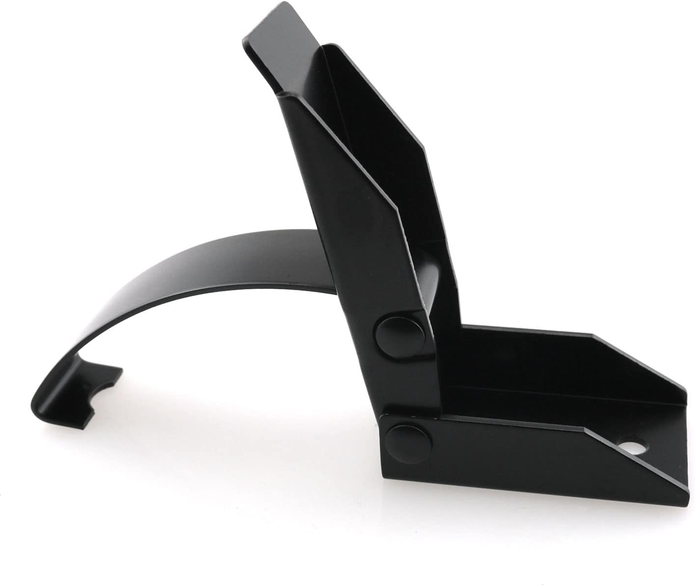 Hjgarden 2Pcs 304 Stainless Steel Draw Toggle Latch with Spring-Steel Hook, Spring Loaded Draw Toggle Clamp Clip Black Hasp Latch Catch Clasp image number 3