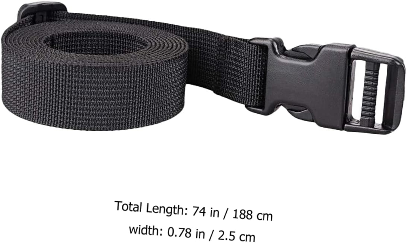 CONGARTENO 4Pcs Adjustable Outdoor Luggage Straps Buckles for Secure Suitcase Packing and Travel Organization Lightweight and Easy to Use image number 5