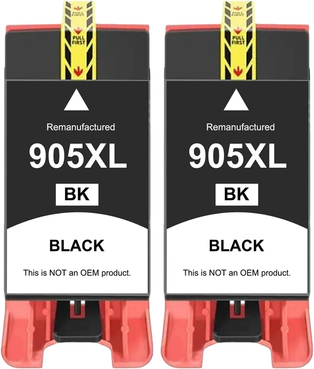905XL 905 Ink Cartridges Multipack Replacement for HP 905 XL Ink Cartridges for Officejet Pro 6950 6956 6960 6970 (2Black+1Magenta+1Cyan+1Yellow)