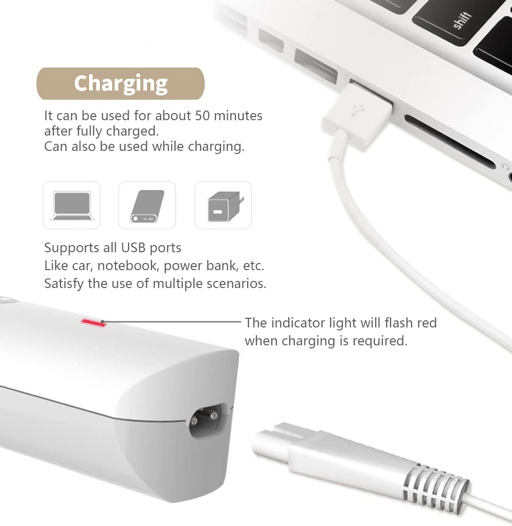 Electric Pet Hair Clipper Trimmer Grooming Kits with 4 Heads, Rechargeable Shaver, Nail Grinder for Dog Cat Paws, Eyes, Ears, Face image number 4