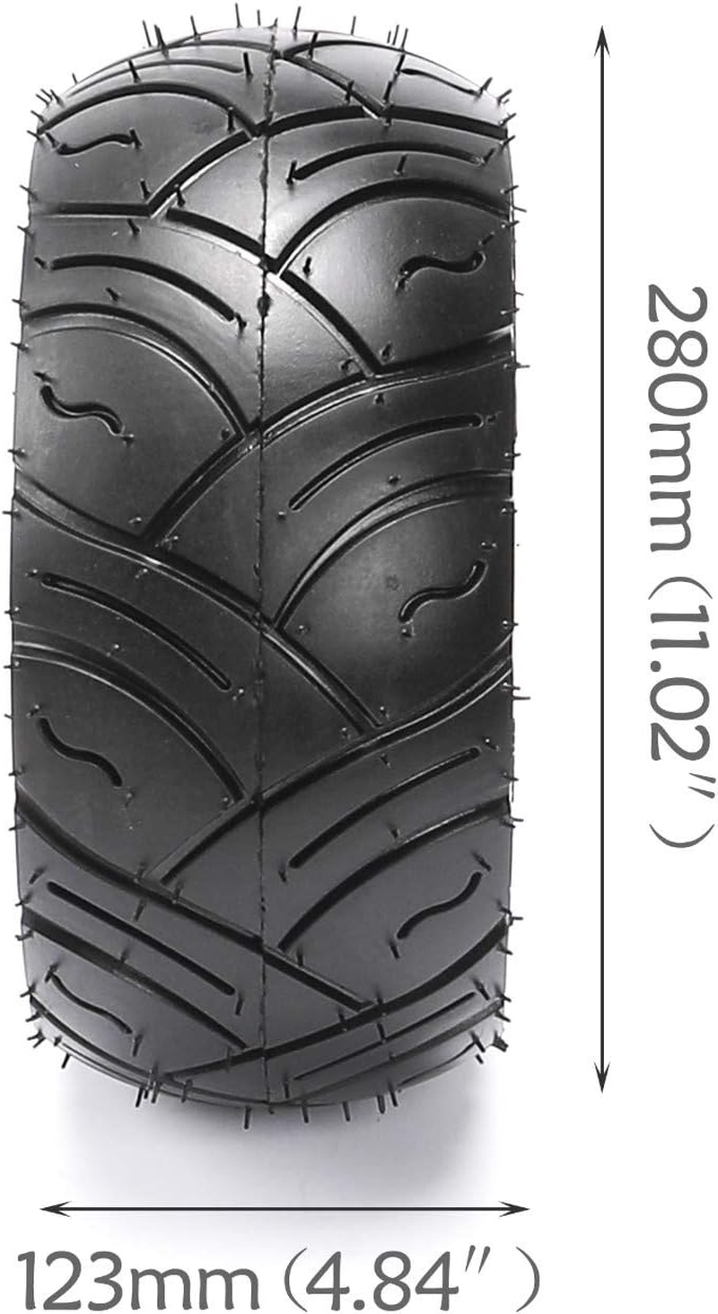 YC Yier 4Pcs 13X5.00-6 Tire Tubeless 13X5-6 Tire for Lawn Mower ATV Quad Buggy Go Kart Scooter Snowblowers Utility Vehicles Garden Tractors Razor Dirt Quad Bike (4 Pack) image number 2