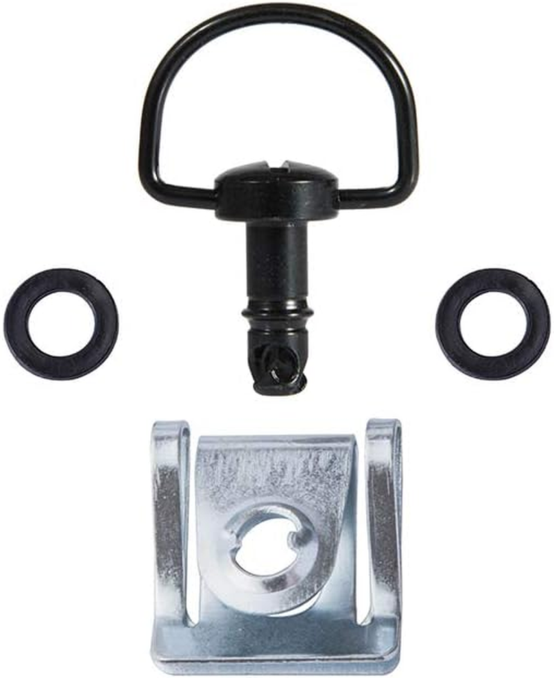 MOTO4U Motorcycle Race Fasteners Quick Release 14Mm/17Mm/19Mm D-Ring 1/4 Turn Fairing Fastener Clip Style 10 Sets 17MM Dark Black image number 5