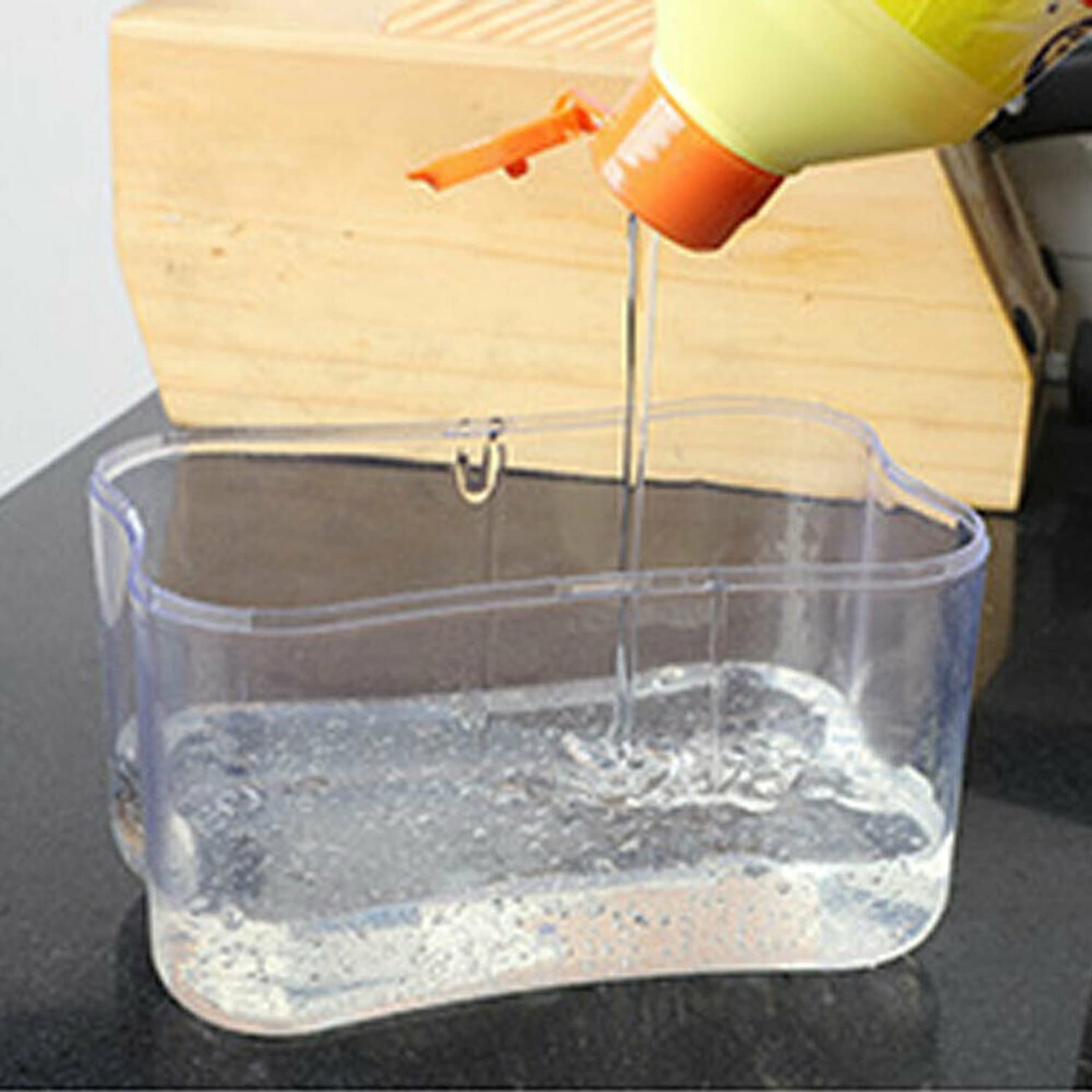 Yotsuba Dish Soap Dispenser for Kitchen, 2 in 1 Soap Dispenser and Sponge Holder, Dishwashing Liquid Dispenser, Kitchen Sink Washing Cleaning Tool image number 5