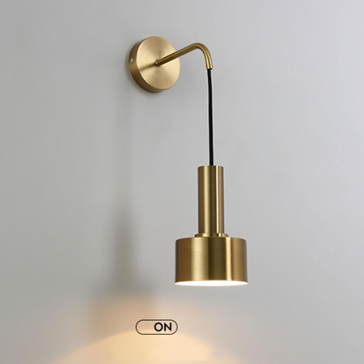 Wall Light Wall Sconces Wall Lamp Modern Bedside Wall Brass Lamp Shade Brass Wall Light Fixtures for Bedroom Wall Lighting image number 2