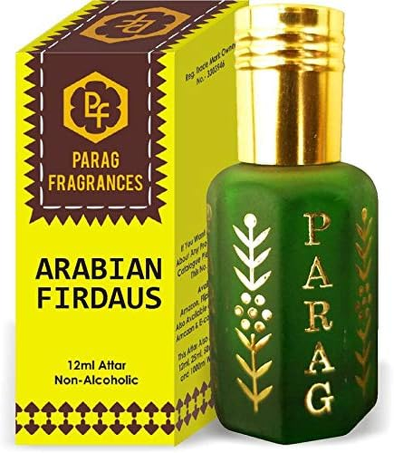 Parag Fragrances Arabian Firdaus Attar 1 Tola / 12Ml (Crystal Series) (Limited Time Launching Offer Pack) Natural Distiled Attar/Alcohol Free Attar/Long Lasting Attar image number 1