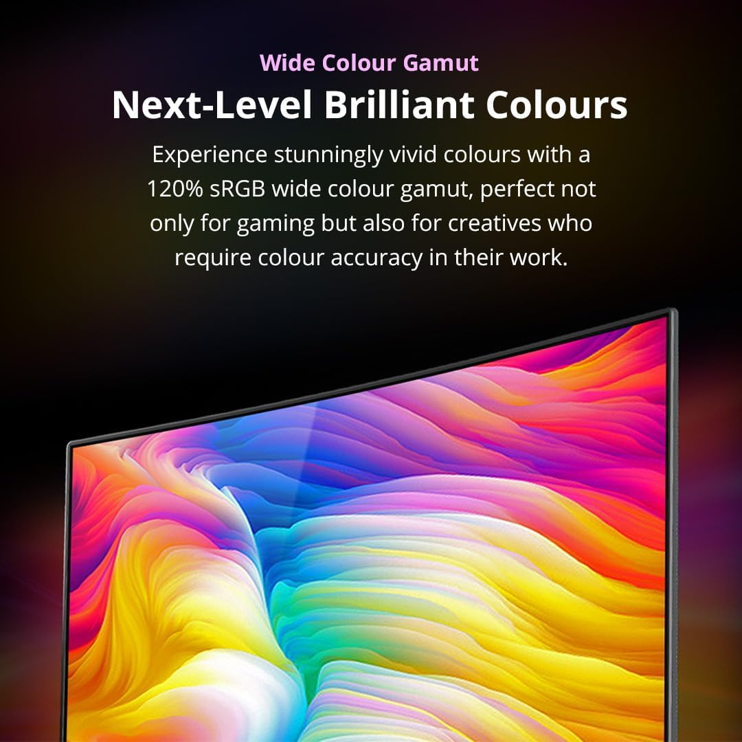 PRISM+ X340 PRO 34" 180Hz 1Ms Curved Ultrawide WQHD Gaming Monitor [3440 X 1440] image number 3