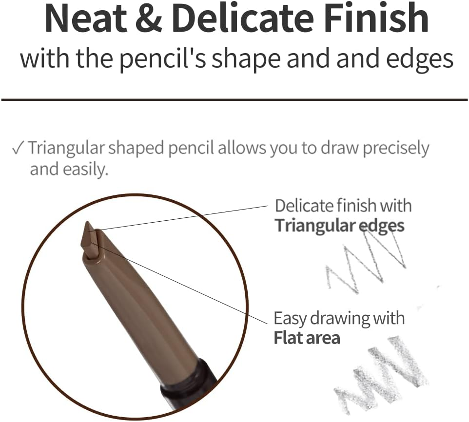 Etude Drawing Eyebrow Color Pencil 0.25 G, 06 Ash Brown image number 2