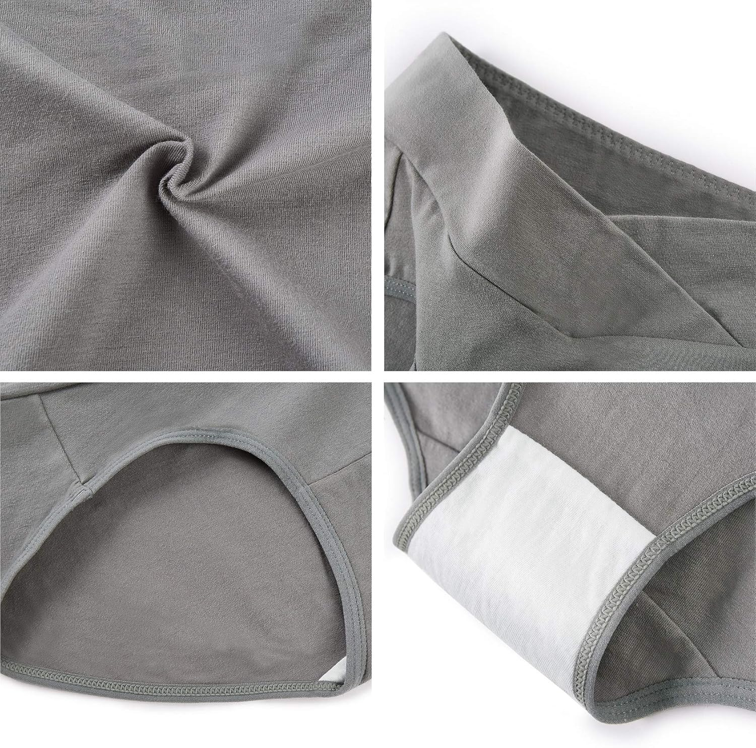 Mama Cotton Women'S under the Bump Maternity Panties Pregnancy Postpartum Maternity Underwear image number 5