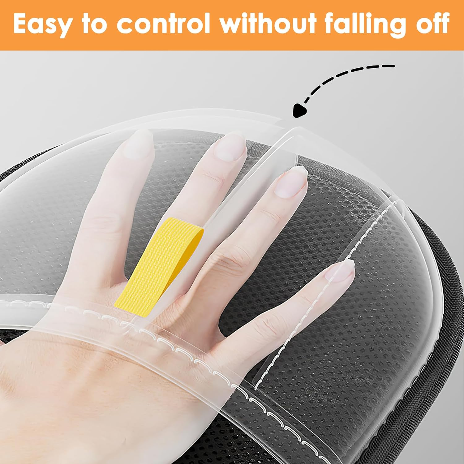 ZONJIE Pack of 2 Pet Hair Remover Cat Gloves, Fur Magnet Glove Cat Hair, Pet Hair Remover Cat Glove, Pet Hair Remover Brush, Reusable Antistatic Gloves, Double-Sided image number 4