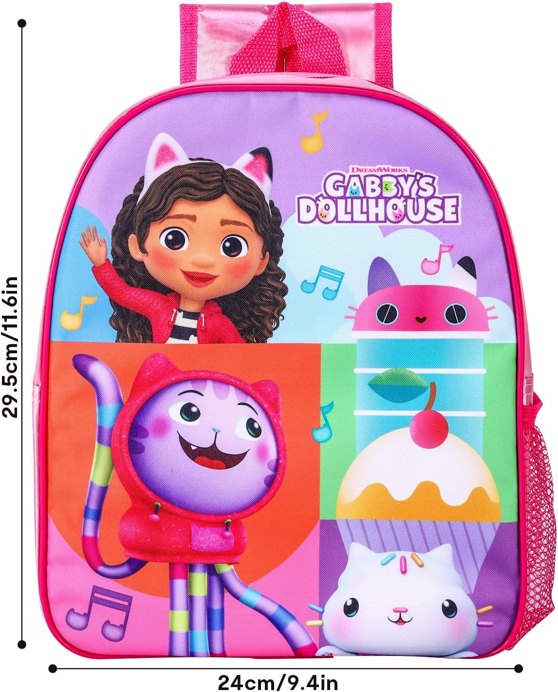 Gabby'S Dollhouse Backpack Rucksack Girls School Backpack Travel Bag 30Cm image number 6