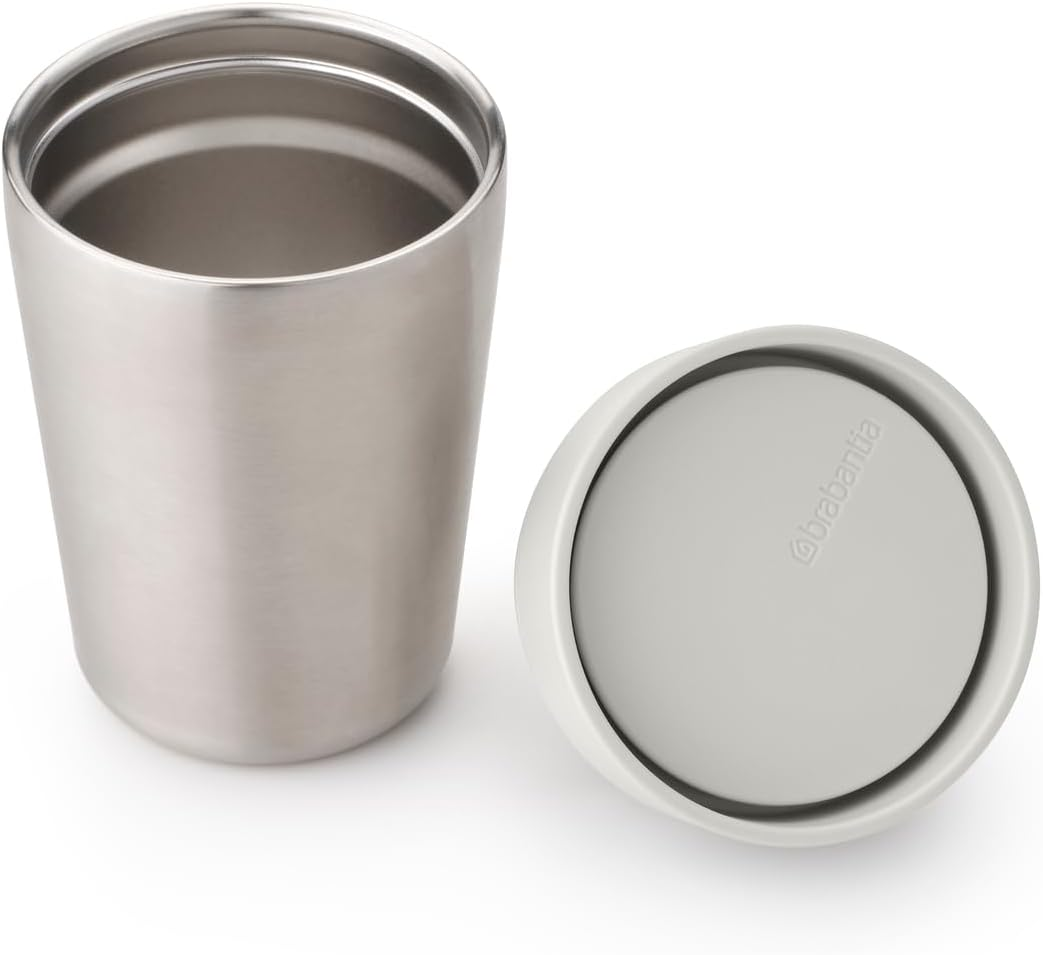Brabantia Make & Take Small Insulated Thermos Cup (200Ml / Dark Grey)