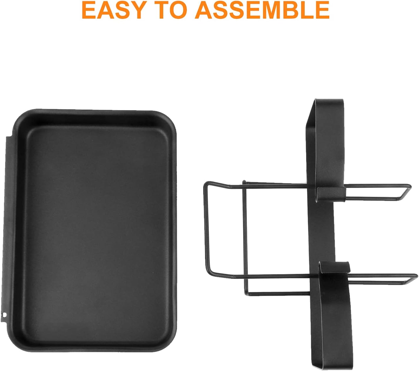 Utheer 7515 9 X 7.4 X 3 Inches Grill Drip Pan Catch Pan Holder for Weber Genesis 1000 5500 Gas Grills Grease Collection Pan image number 3