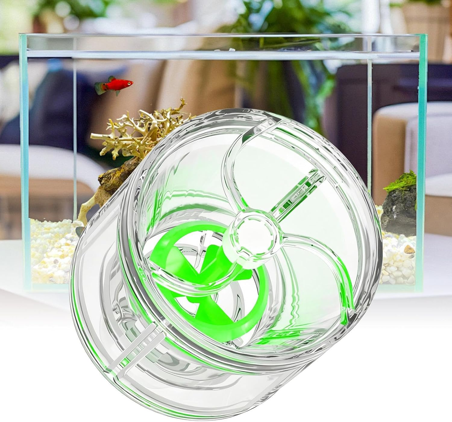 Aquarium Circulation Pump - Glowing Circulator | Fish Tank Circulation Pump | for Fish Tank Pond Saltwater Pool Bird Bath Change