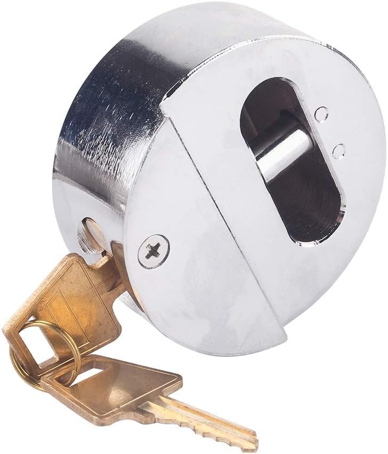 Van Lock Heavy Duty Door Safety Padlock 1/2 X Van Garage Shed Heavy Duty Safety Lock Suitable for Vans and Garages Rust Resistant Chrome Security 73Mm image number 1