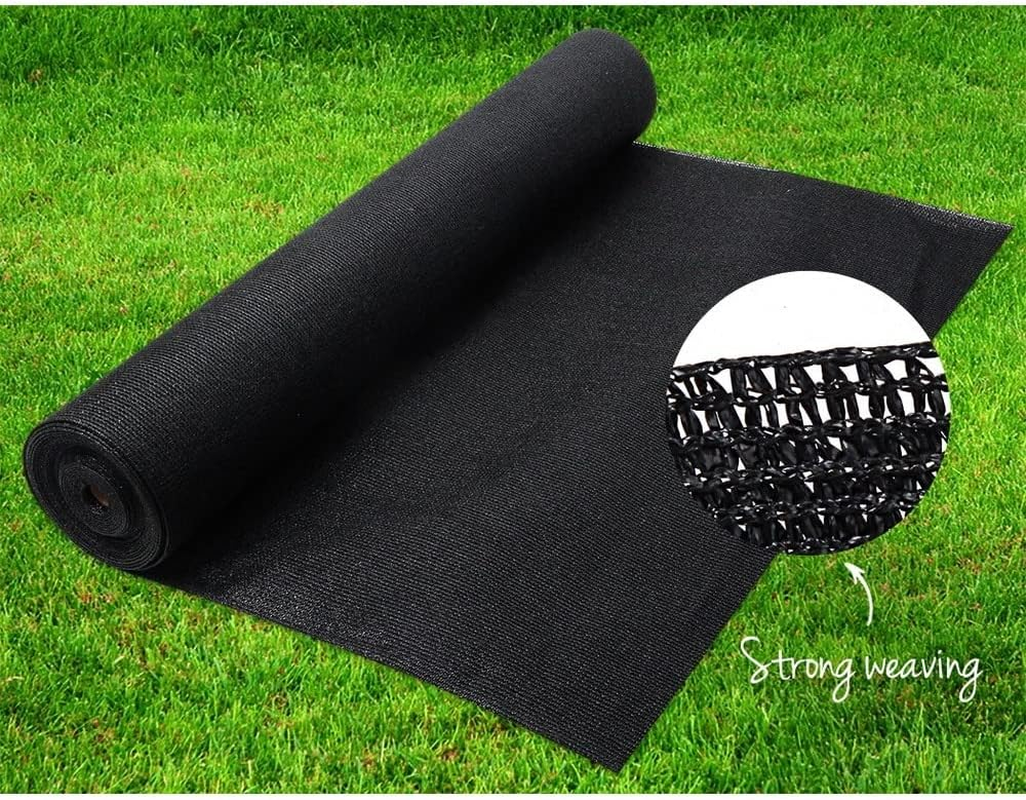 Instahut 50% Shade Cloth 1.83X50M Shadecloth Sail Heavy Duty Black image number 1