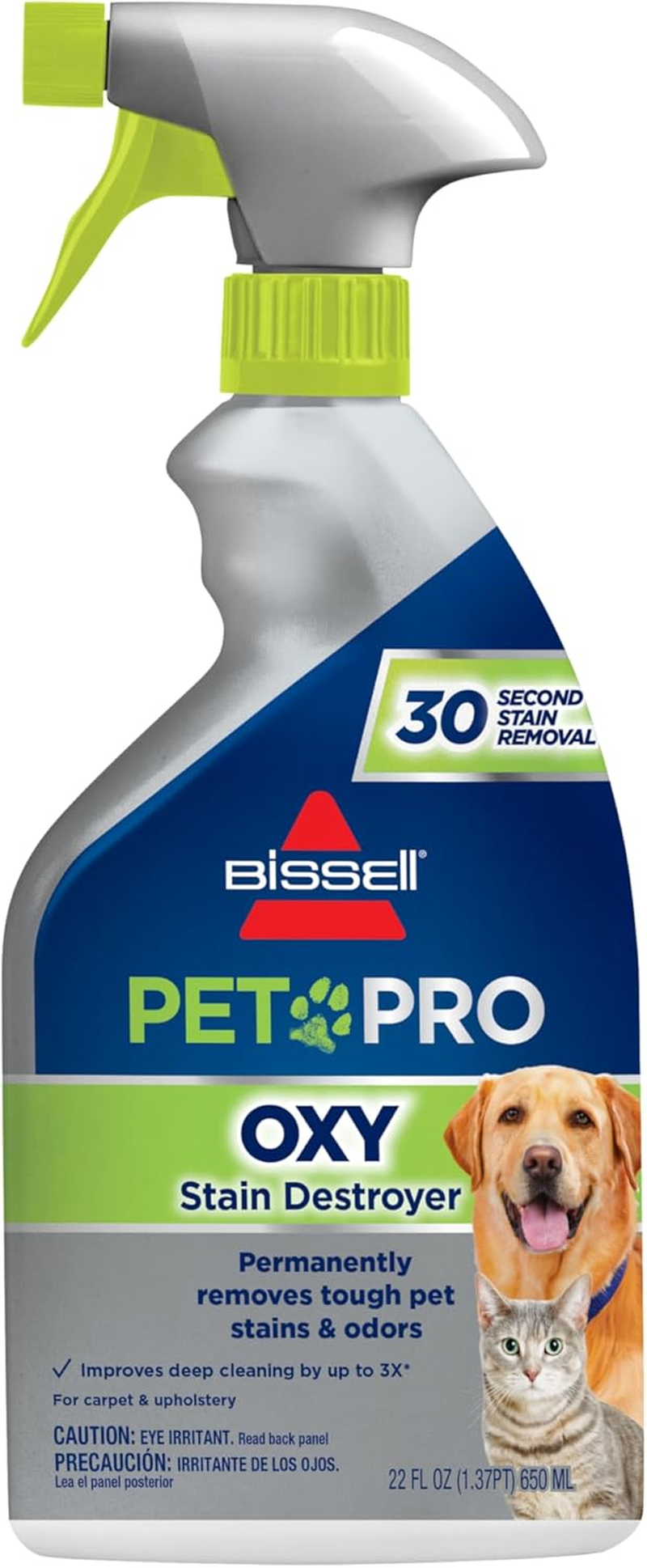 BISSELL Pet Pro Oxy Stain Destroyer - Trigger Pretreat Spray (650Ml) image number 4