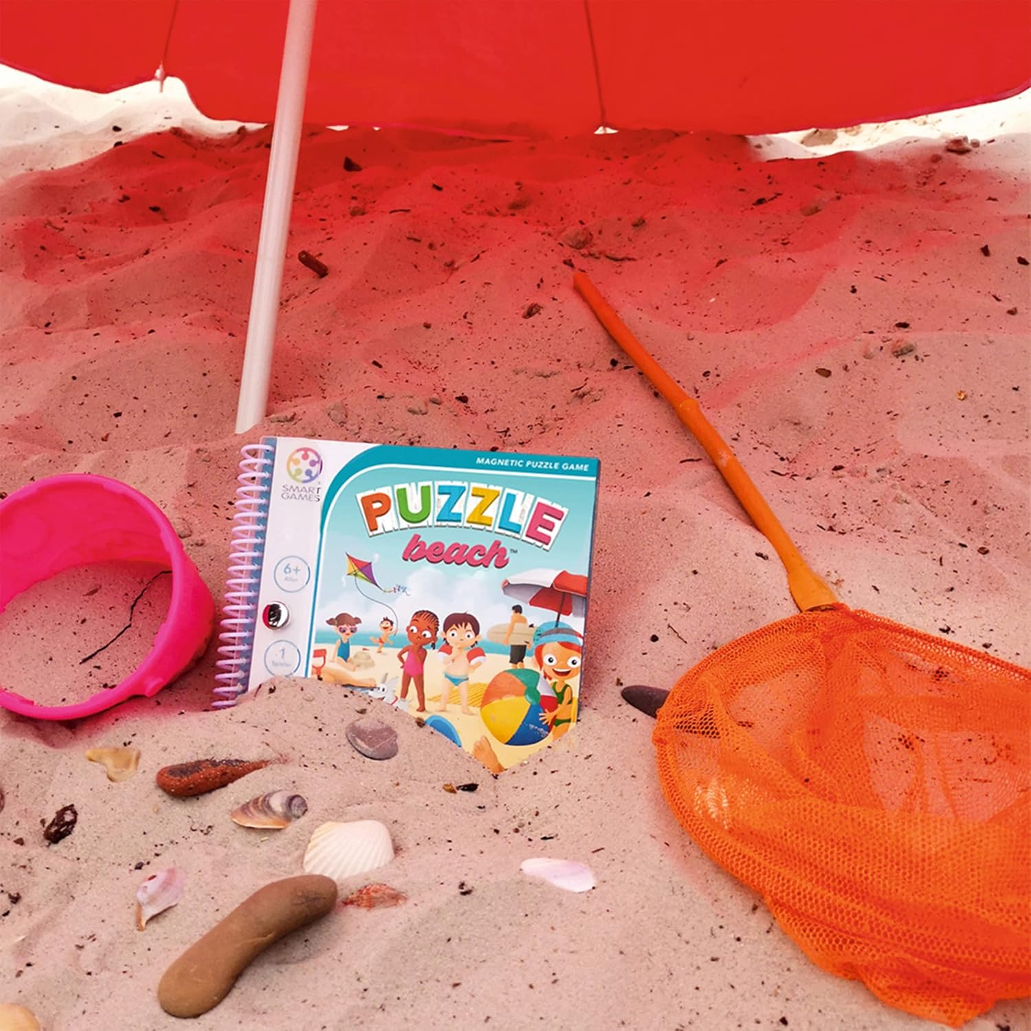 Smart Games Puzzle Beach Magnetic Puzzle Game Multicolour image number 5