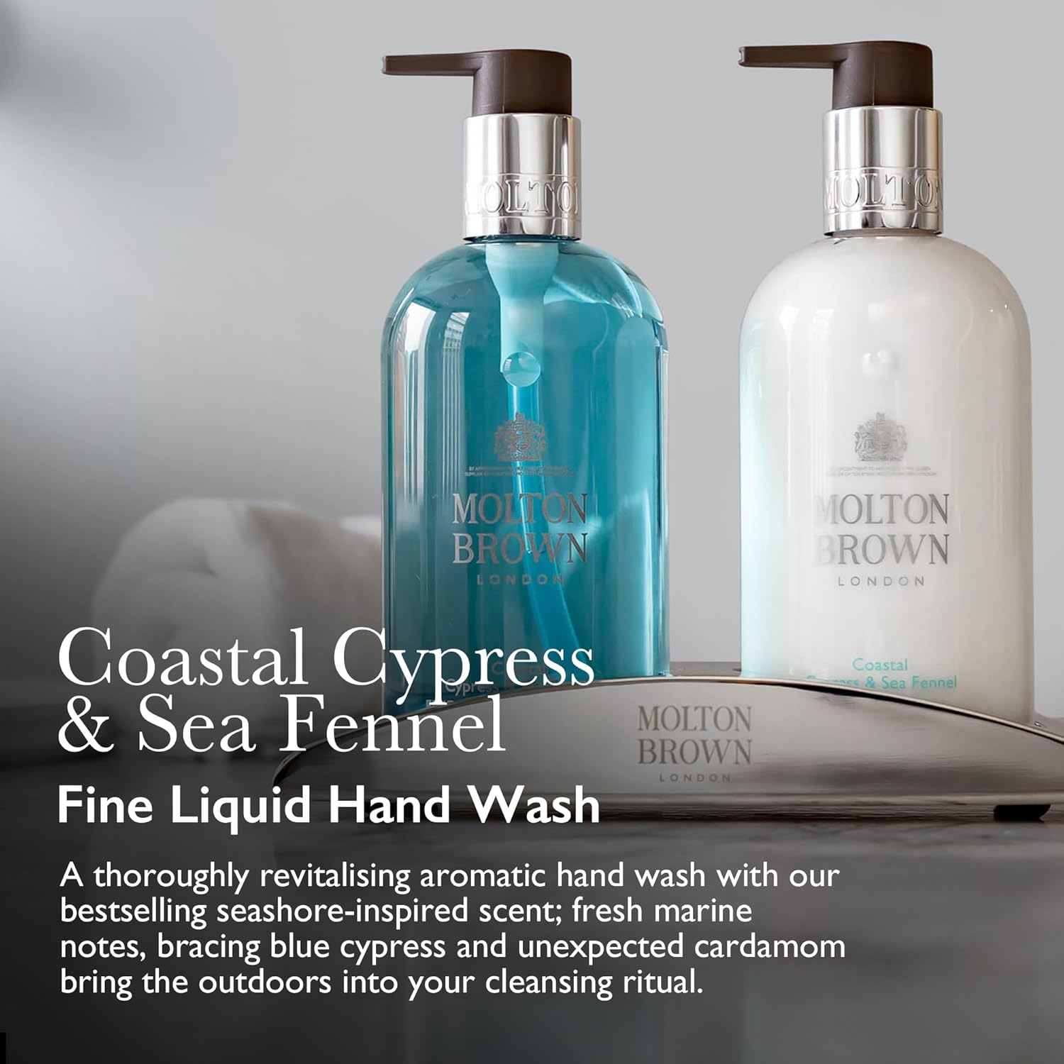 Molton Brown Coastal Cypress and Sea Fennel for Men 10 Oz Hand Wash image number 2