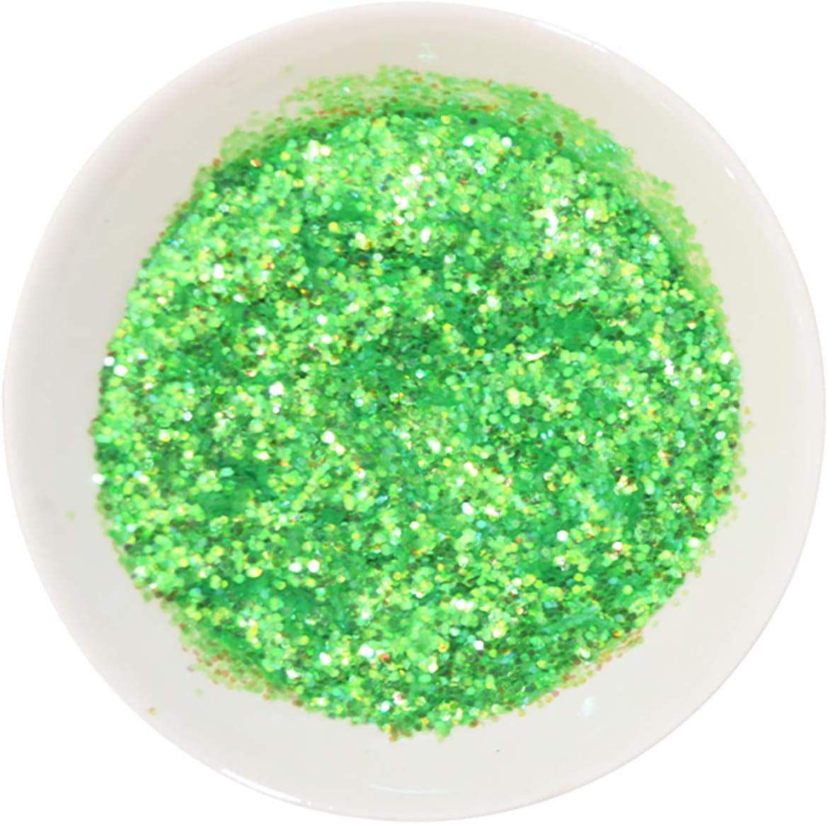 1 Pc Fine Particle Shiny Decoration and Shining Eyeshadow Makeup Grass Green Nail Art Clear