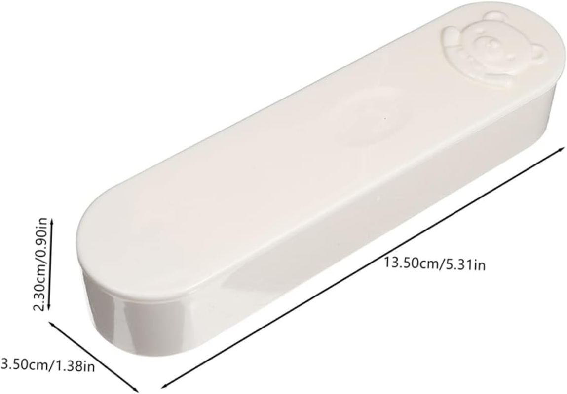 Minkissy Mini Cotton Swab Box Travel Case Bear Pattern Organizer for Toiletries image number 6