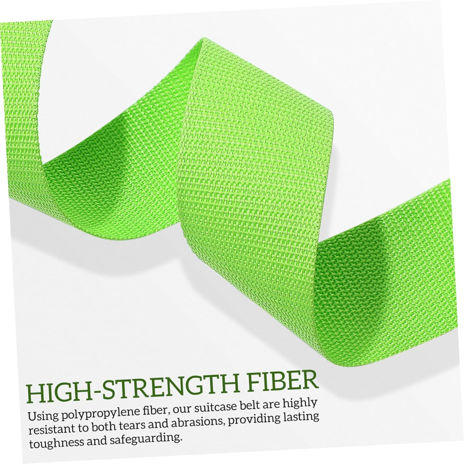 Gogogmee 4Pcs Luggage Straps Accessories Band Name Webbing Suit Stretchy for Ratchet Tags Grips Luggage Bag Strap Travel Elastic Bungee Polypropylene Green image number 3