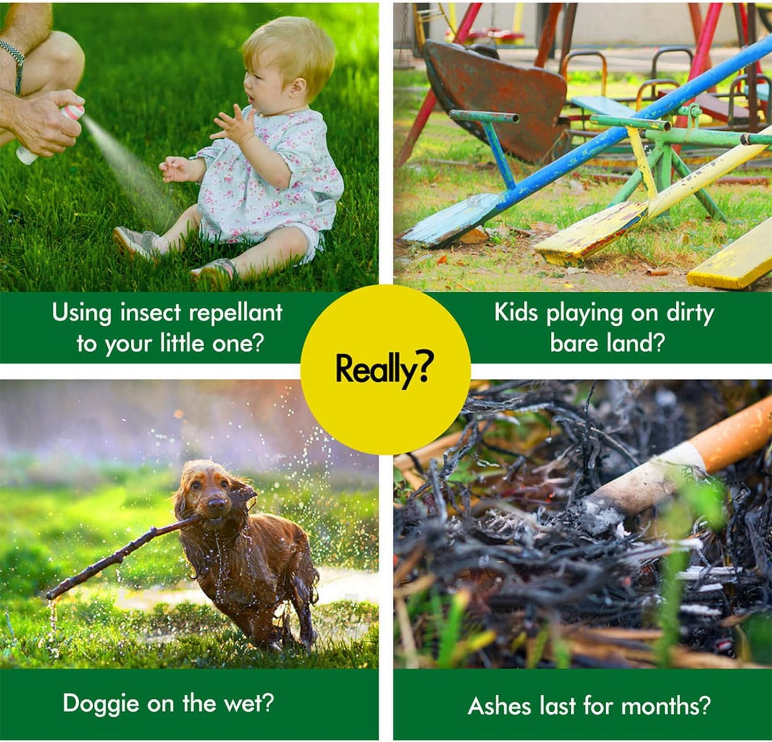 OTANIC Artificial Grass 10SQM Roll 2X5M Synthetic Turf Mat in 12Mm Pile Height, Indoor Outdoor Yarn Lawn Plant Rug, DIY Garden Grass Flooring Carpet with Drainage in Oliver Green Colour image number 5