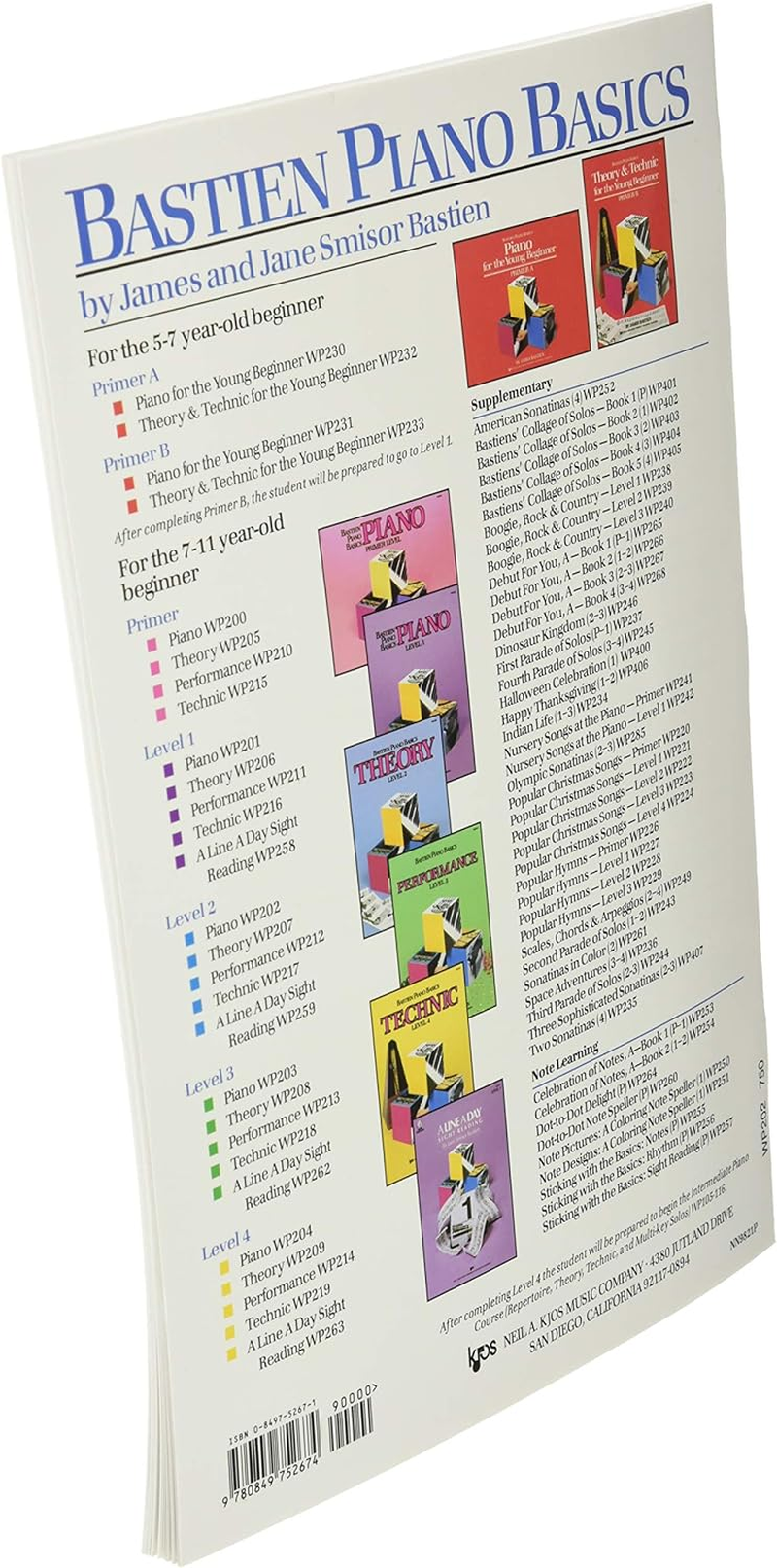 Neil a Kjos Music Company Bastien Piano Basics Level 2 Book image number 3