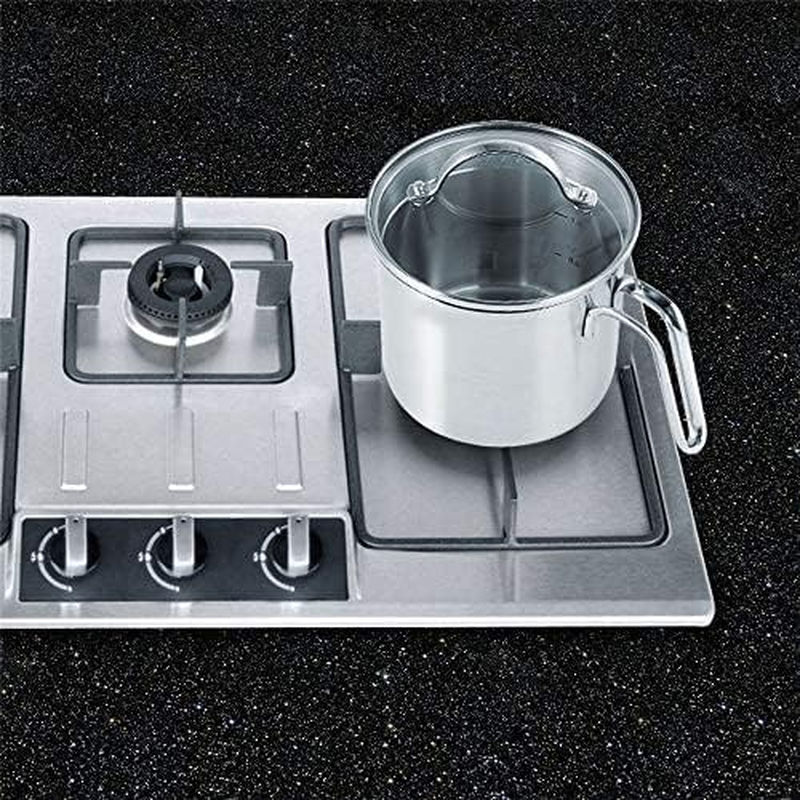 1.5 Quart Stainless Steel Saucepan with Pour Spout, Saucepan with Lid, Mini Milk Pan with Spout - Perfect for Boiling Milk, Sauce, Gravies, Pasta, Noodles image number 1