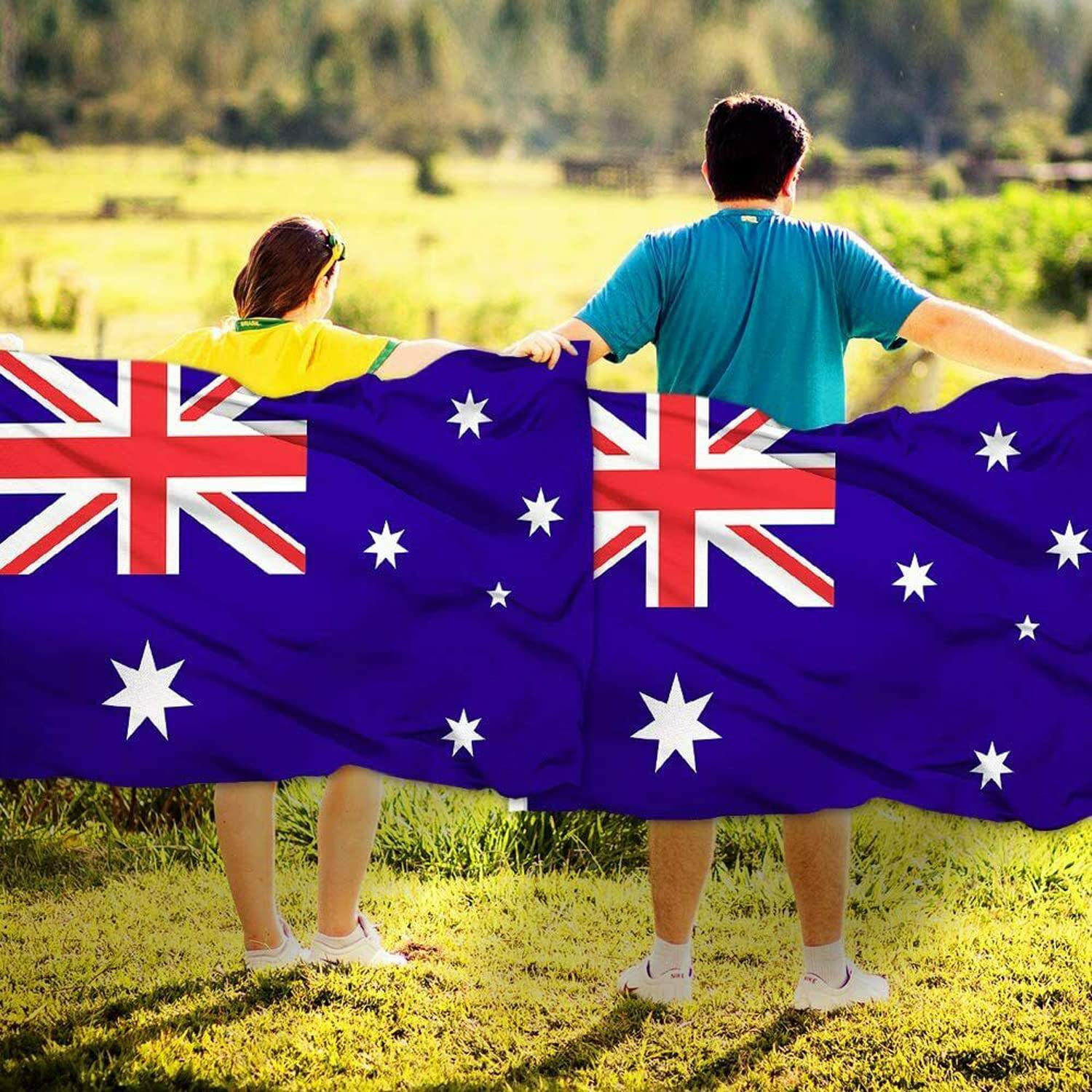 Large Australian Flag Outdoor Australia Day Party Aussie Oz Aus Festival image number 2