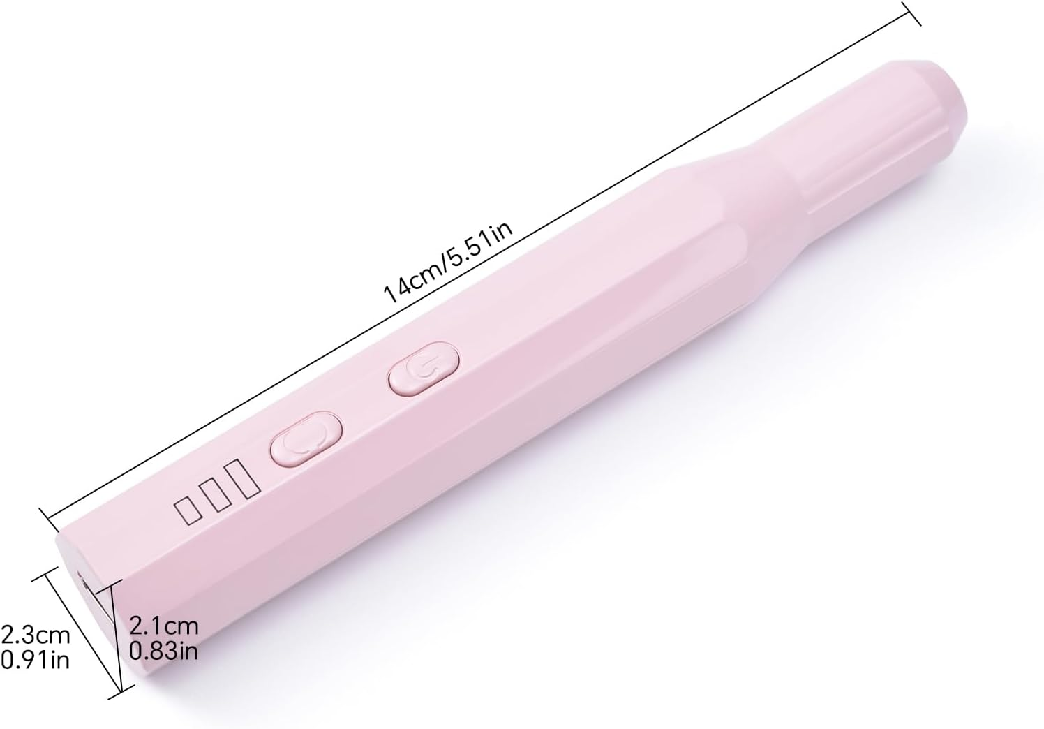 KADS Electric Nail Drill Machine Portable Electric Nail File Polishing Kit for Acrylic Gel Nails with Nail Drill Bits Sanding Bands Manicure Pedicure Efile Tool for Home Salon Design Nails (Pink) - White image number 4