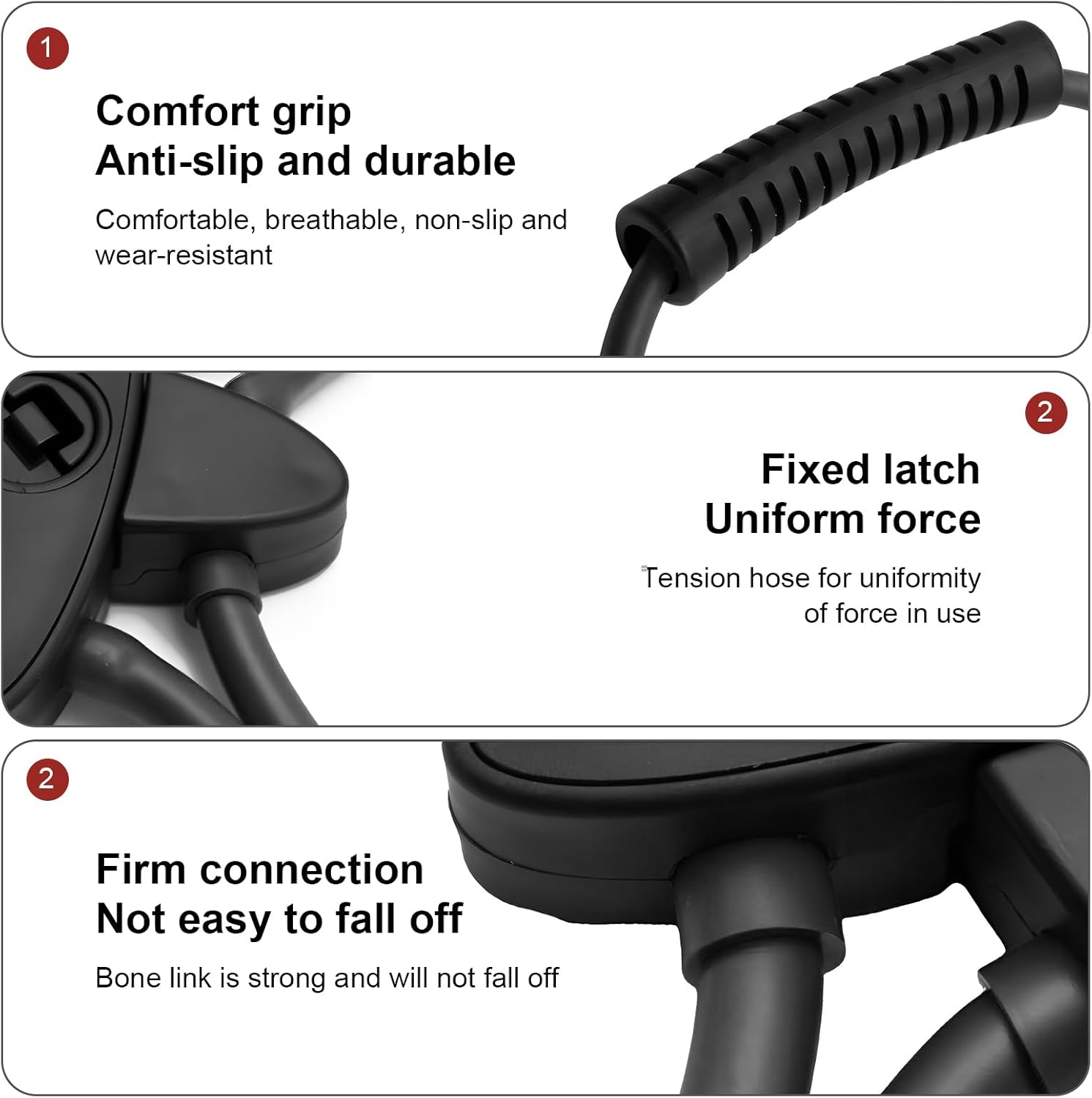 Naapesi Women'S Pilates Coreplus Reformer Kit Pilates Band with 4 Rings Fitness Equipment for Muscle Building & Flexibility (Black)