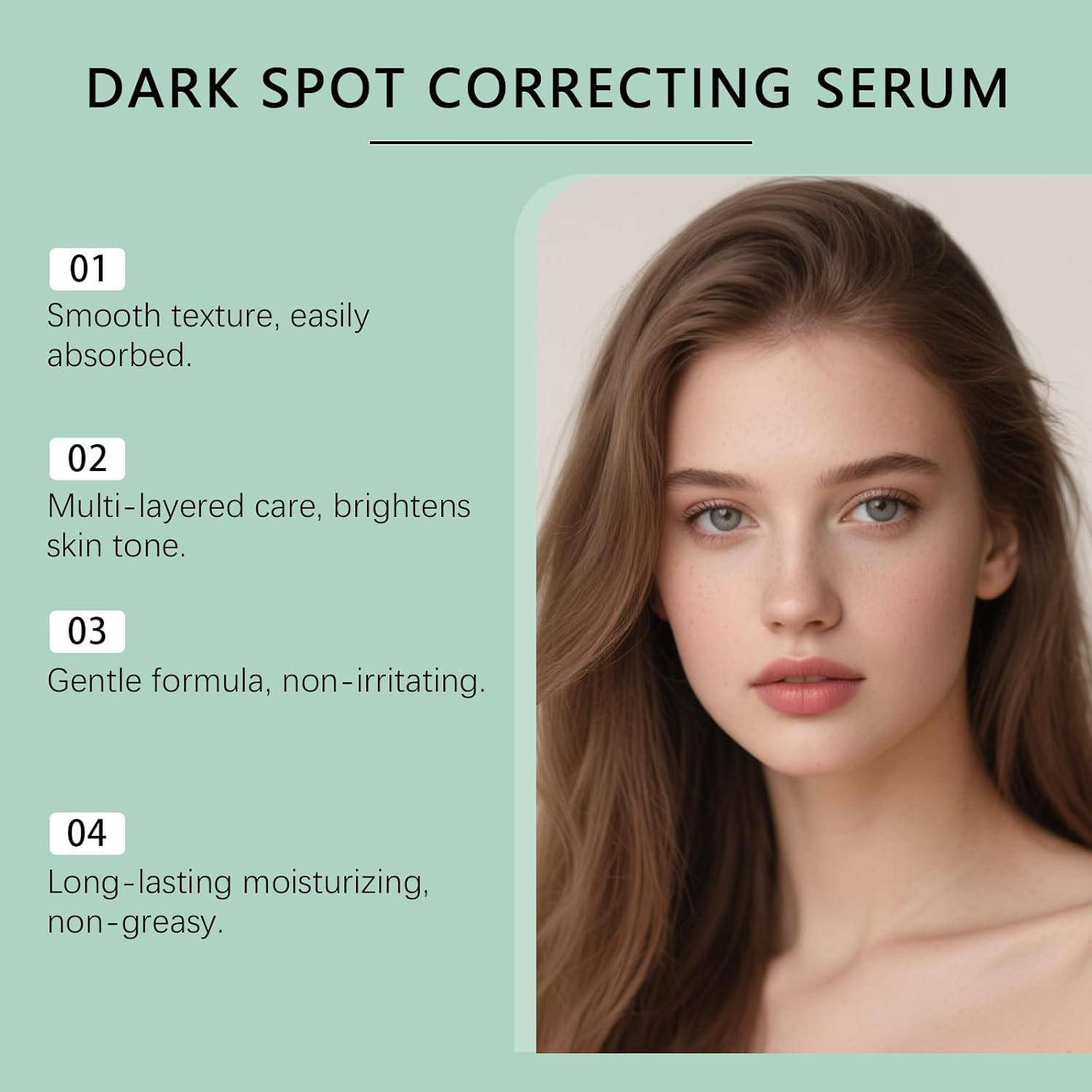 Dark Spot Corrector for Face and Body Serum with Niacinamide - Dark Spot Correcting Glow Serum for Even Skin Tone - Skin Brightening Cream to Improve Skin Tone - for All Skin Types, 50Ml (1 Bottles)