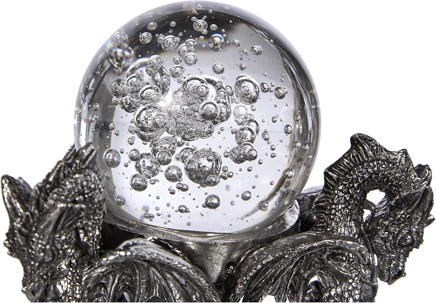 Design Toscano QS291672 Dragons of Corfu Castle Mystic Glass Globe, Silver image number 6