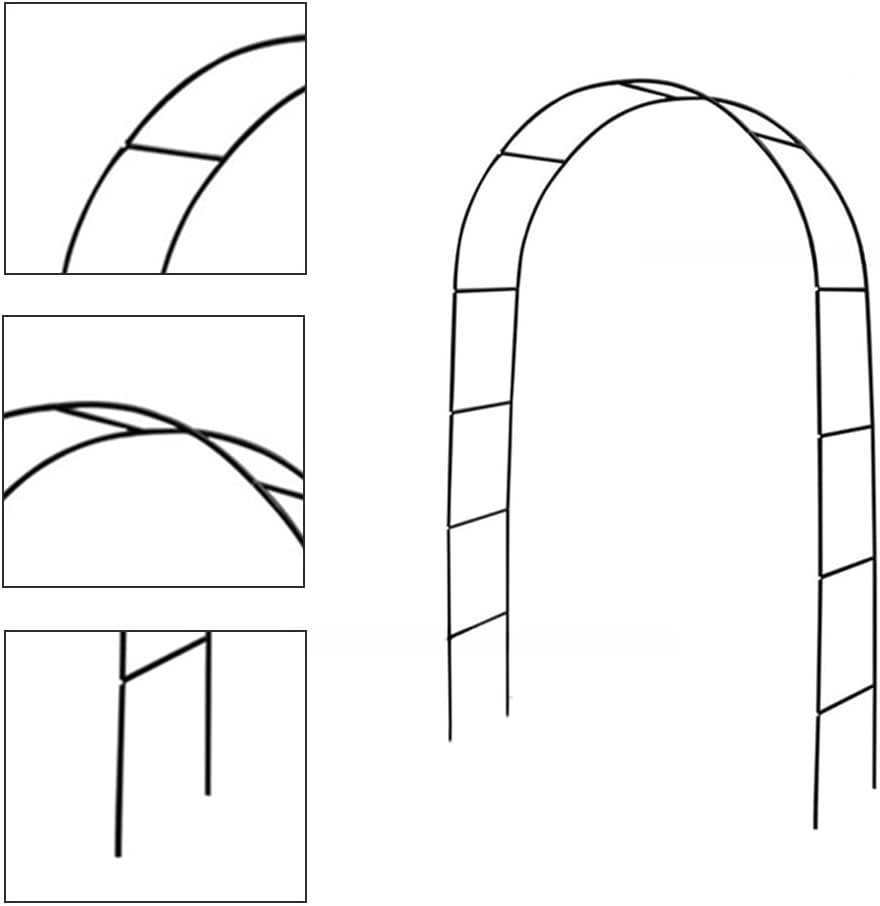 Metal Wedding Arch,Outdoor Garden Arbor,Garden Arch Trellis,Arched Background Bracket,Party Decoration Rack,For Party Decoration,Grape Trellises, Vine Trellises