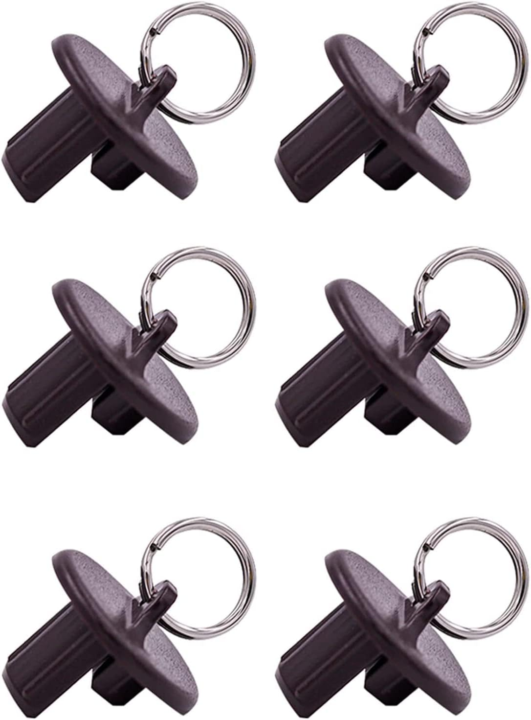 Pull Ring End Cover 3 Sets, General for Outdoor Roller Shutter/Indoor Roller Shutter Replacement Accessories (Black)