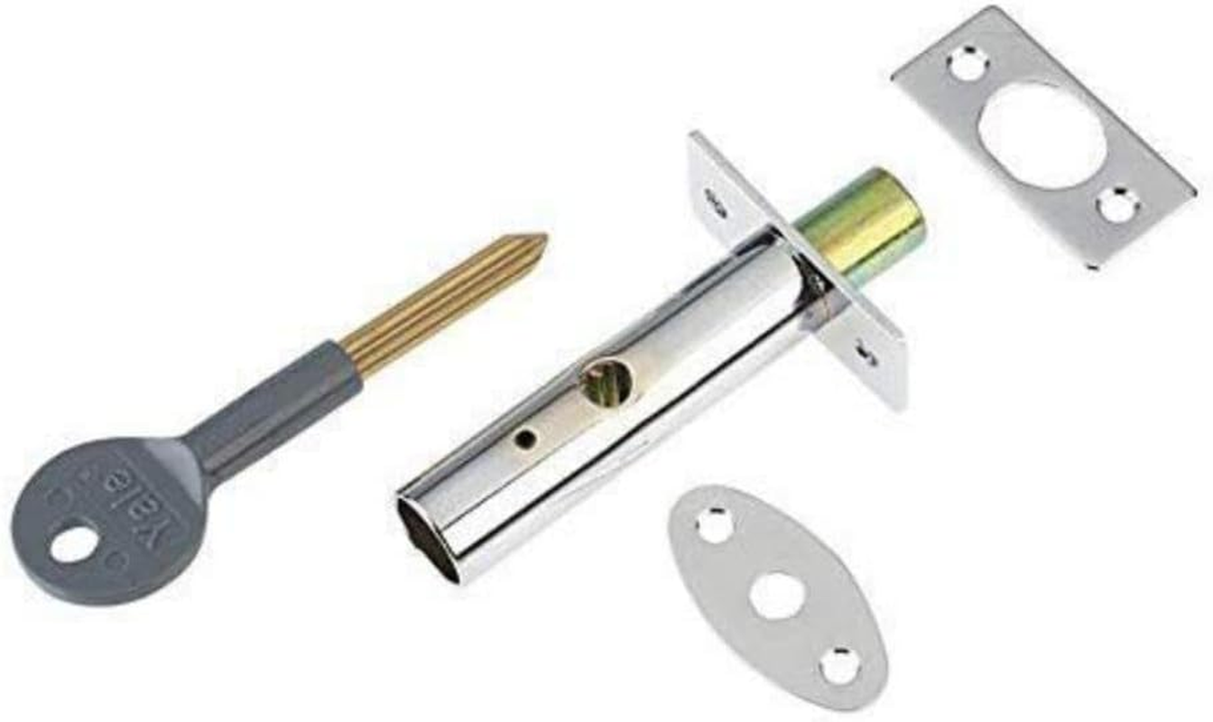 Yale P-2PM444-WE-2 Door Security Bolt, White Finish, Pack of 2, Standard Security, Visi Packed, Suitable for Hinged and Wooden Doors image number 6