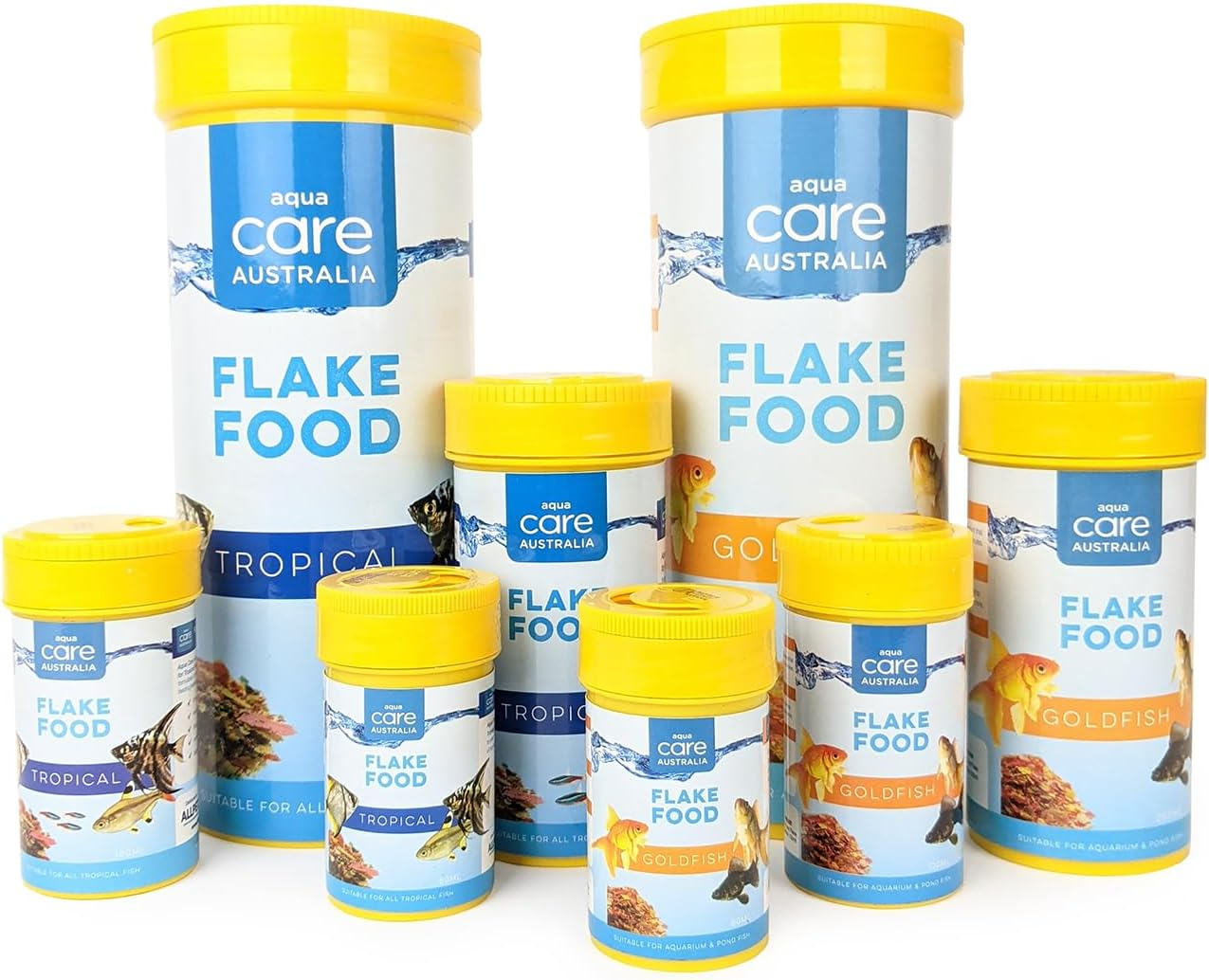 Aqua Care Aquarium Flake Food for Goldfish, 280Ml - High Nutritional Value,Promotes Growth,Easy to Digest, Promotes Good Health,